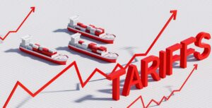 Ships and tariffs with rising graphglobal-trade-tensions-2026.